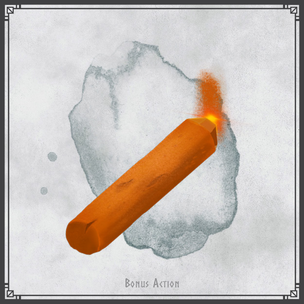 Warm orange Runechalk